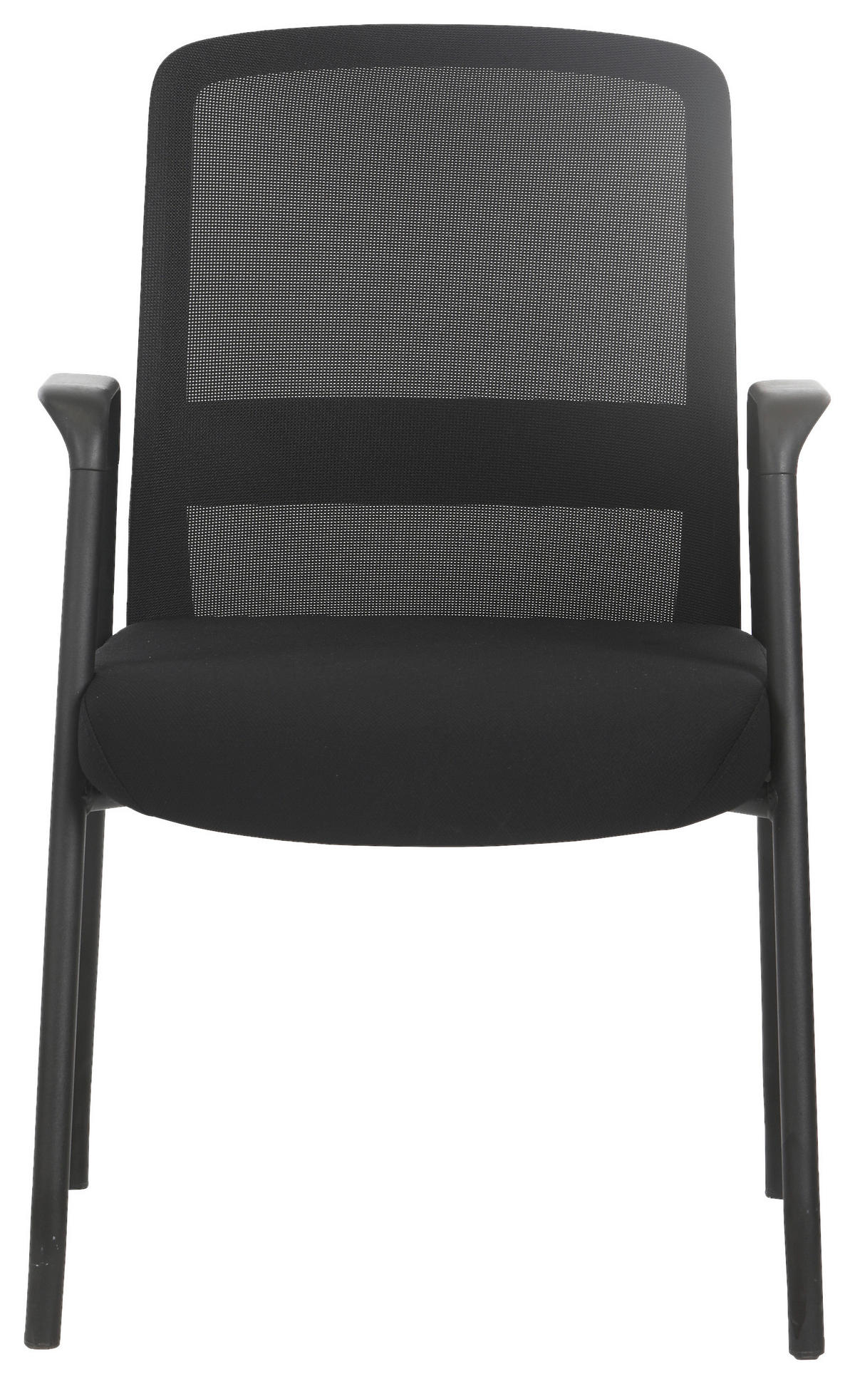 NASLANJAČ, kovina, umetna masa, tekstil črna  - črna, Moderno, kovina/umetna masa (55/88,5/57cm) - Xora