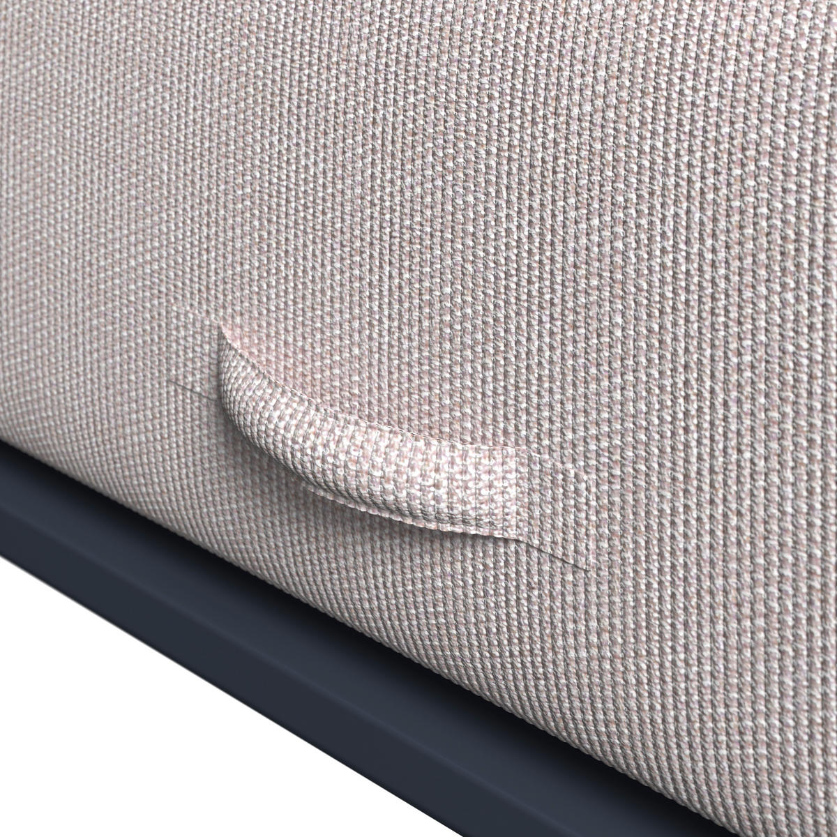 ZÁHRADNÉ LEŽADLO kov - biela/antracitová, Modern, kov (200/31/75cm) - Ambia Garden