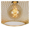 DECKENLEUCHTE MESH 45/24 cm   - Messingfarben, KONVENTIONELL, Metall (45/24cm) - Lucide