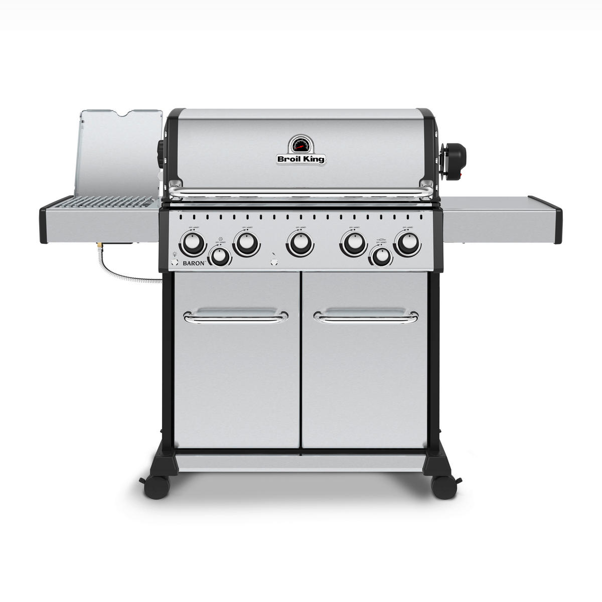 PLINSKI ŽAR  BARON - barve nerjavečega jekla, Basics, kovina (161/116/61cm) - Broil King