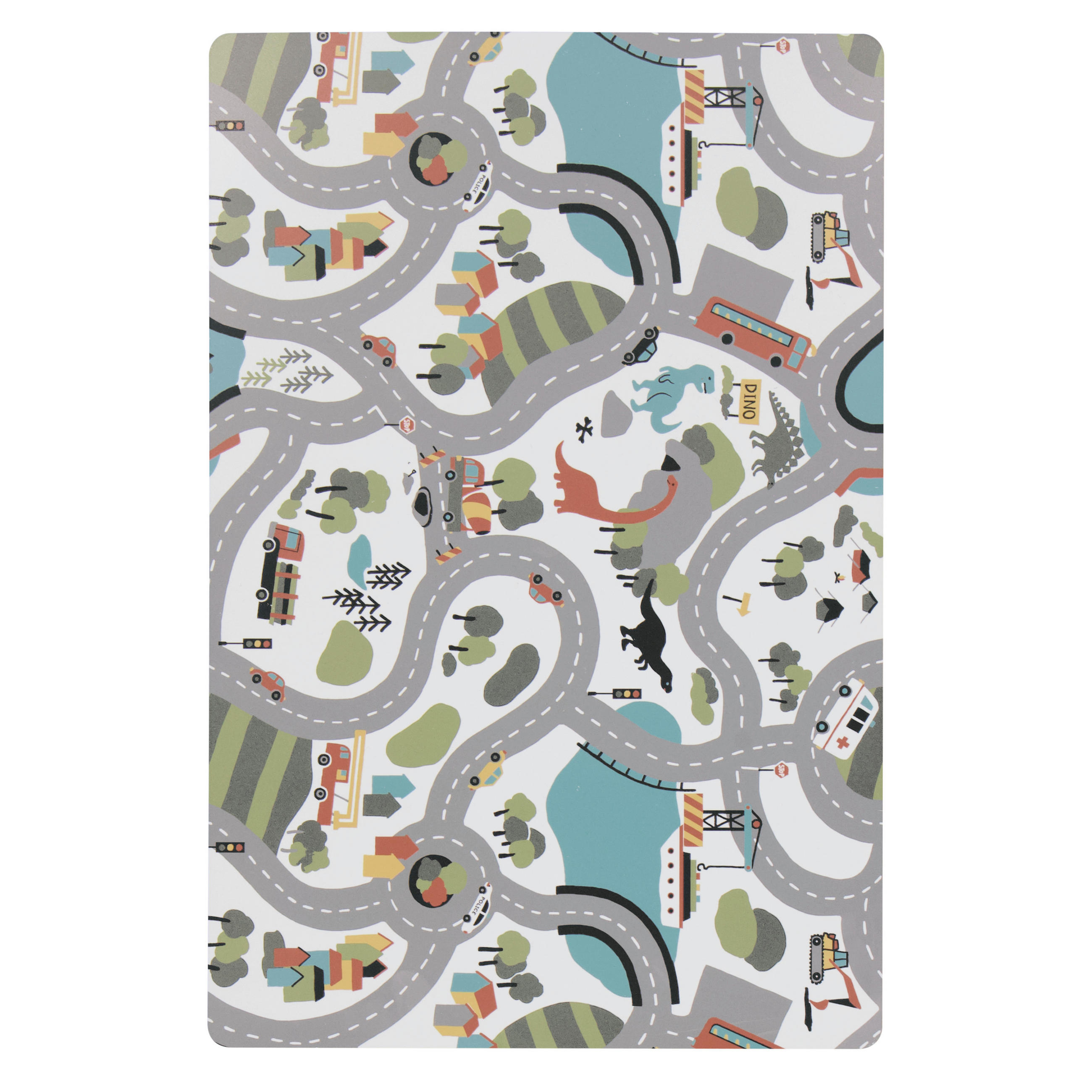BORDSTABLETT plast multicolor 30/45 cm  - multicolor, Basics, plast (30/45cm)