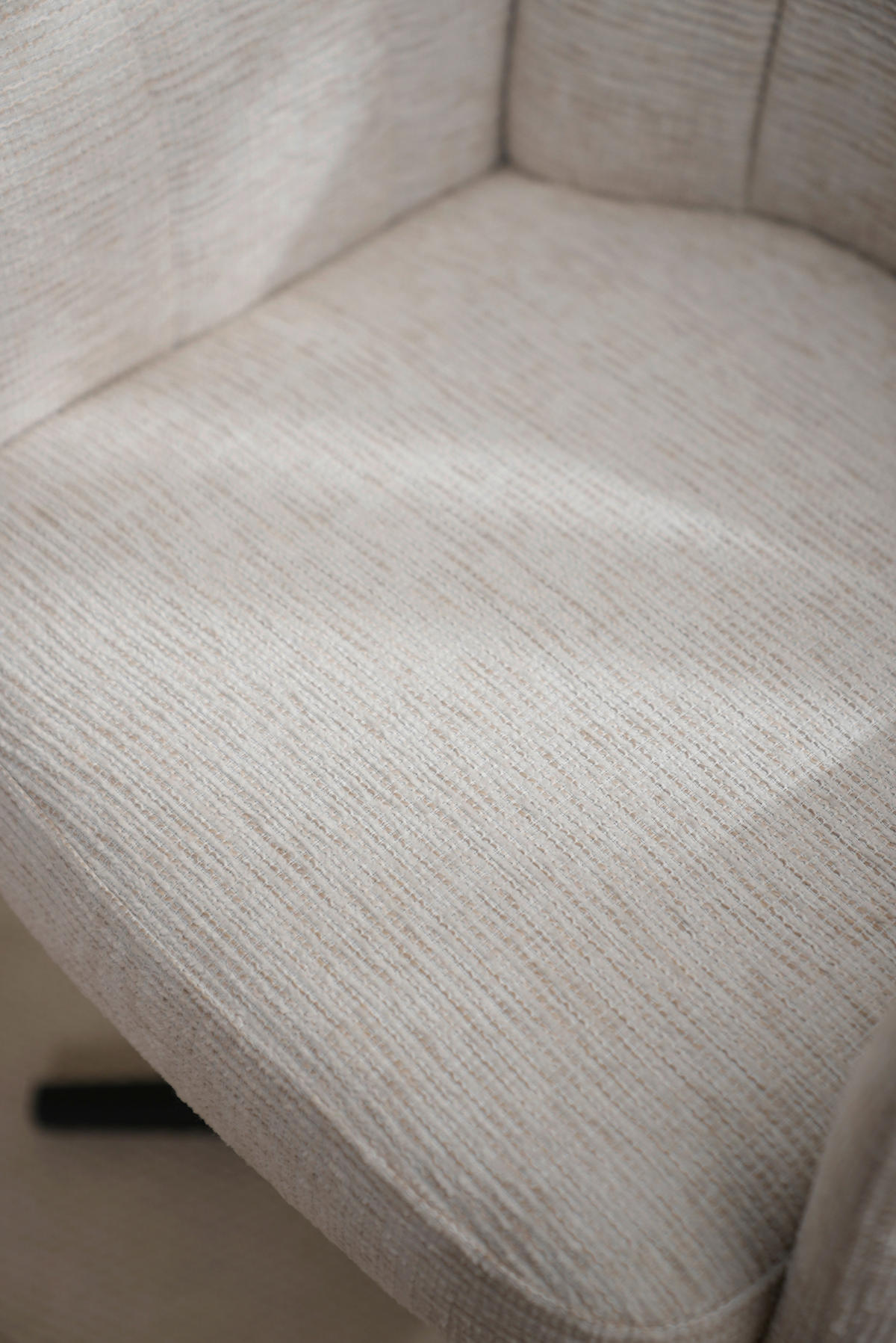 NASLANJAČ, les, kovina, tekstil bež  - črna/bež, Trendi, kovina/tekstil (58/86/64cm) - Livetastic