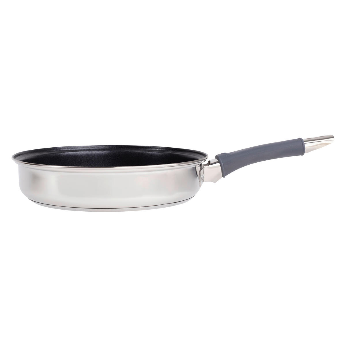 PFANNENSET Edelstahl 3-teilig  - Silberfarben, Basics, Metall