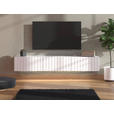 HÄNGELOWBOARD Weiß  - Weiß, Basics, Holzwerkstoff (192/31,5/42cm) - Carryhome