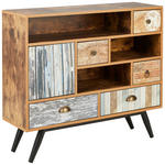 KOMMODE  in 93/80/29 cm  - Klar/Hellbraun, LIFESTYLE, Holzwerkstoff/Kunststoff (93/80/29cm) - Carryhome