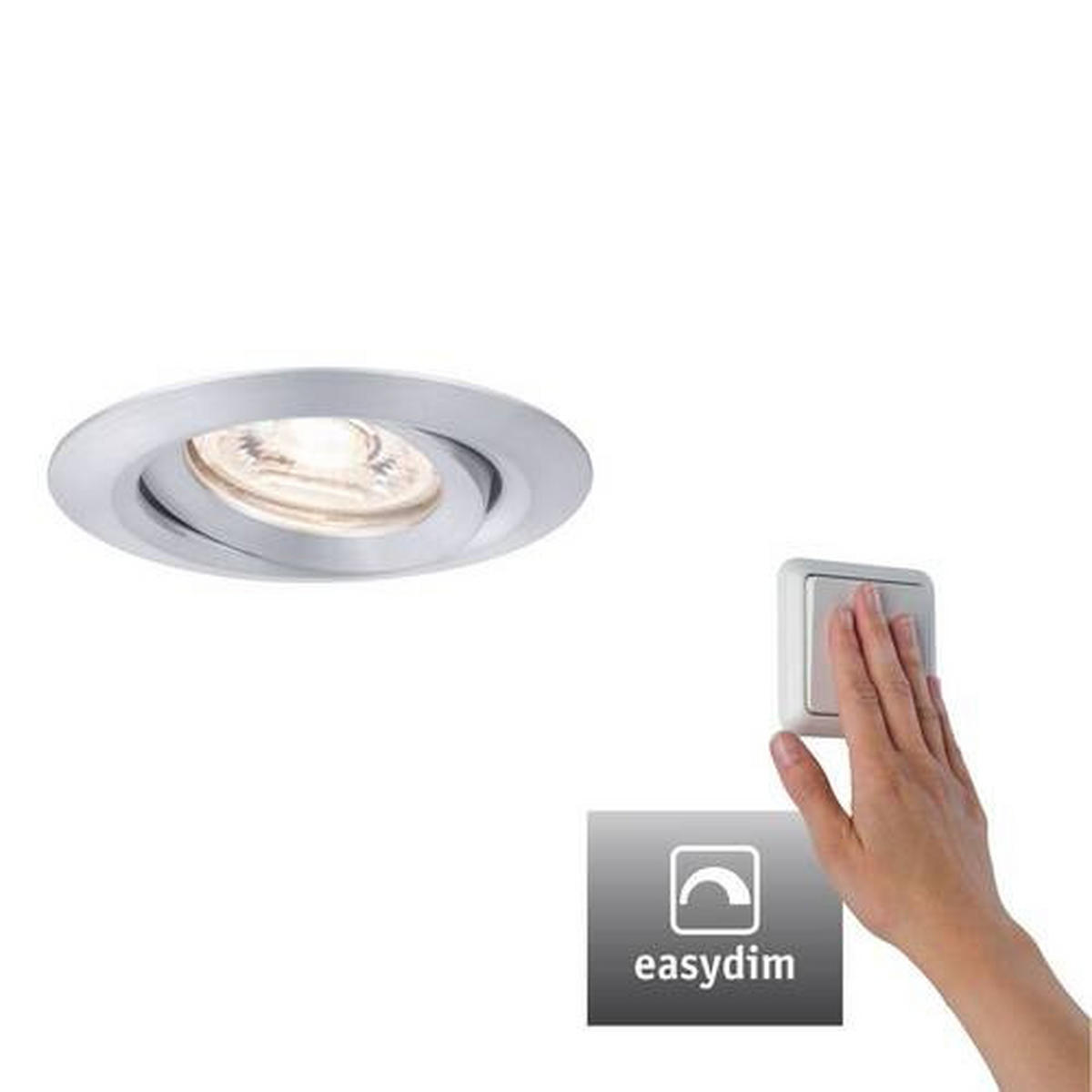 LED-EINBAUSPOT 6,6 cm  - Design (6,6cm) - Paulmann