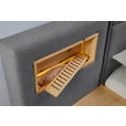 BOXSPRINGBETT 160/200 cm in Eichefarben, Hellgrau - Eichefarben/Hellgrau, Natur, Holz/Textil (160/200cm) - Valnatura