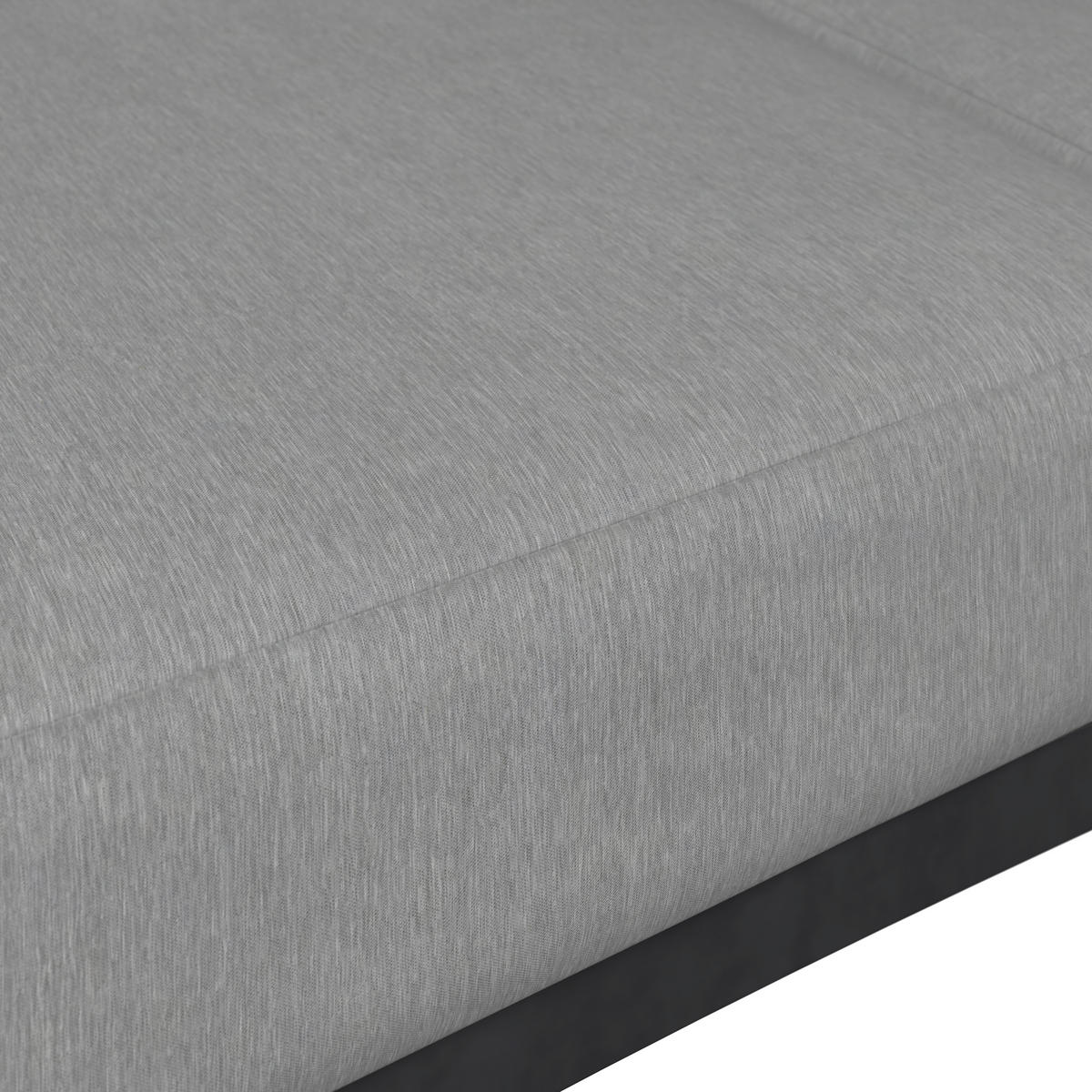 LOUNGE GARNITÚRA 3 részes   295/107/79 cm  - világosszürke/natúr színű, Design, fa/fém (295/107/79cm) - Ambia Garden