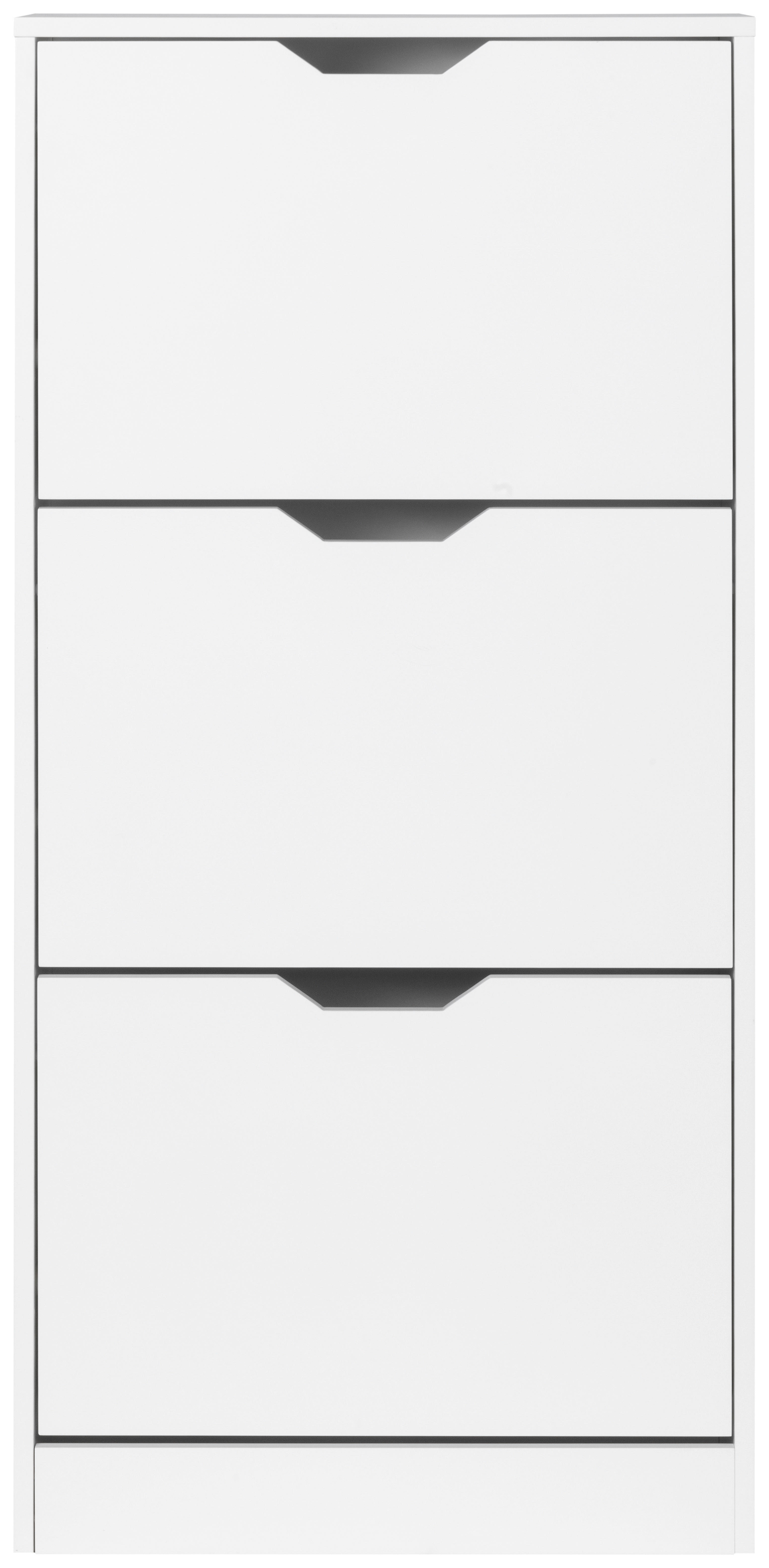 SCHUHSCHRANK 55/117/23,5 cm  - Weiß, Design, Holzwerkstoff (55/117/23,5cm) - MID.YOU