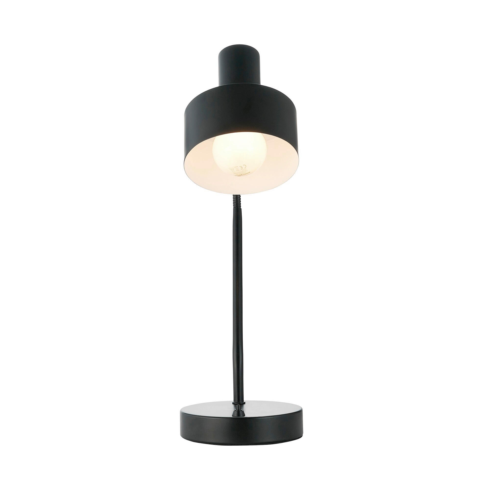 TISCHLEUCHTE Matis 46/14/24 cm  - Schwarz, Design, Metall (46/14/24cm) - Nordlux