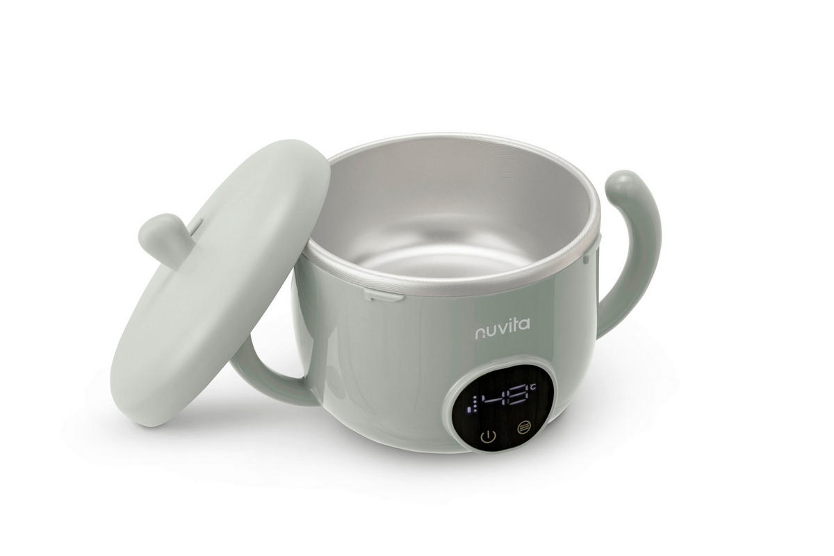 BABYKOSTWÄRMER  - Salbeigrün, Basics, Kunststoff/Metall (13/14/14cm) - Nuvita