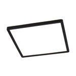 LED-DECKENLEUCHTE 29,3/29,3/2,8 cm   - Schwarz, Basics, Kunststoff (29,3/29,3/2,8cm) - Novel