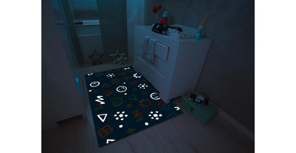 KINDERTEPPICH 110/160 cm  - Blau, Design, Textil (110/160cm) - Novel