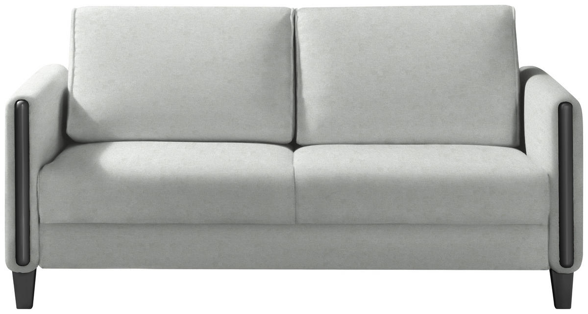 SCHLAFSOFA in Holz, Textil Schwarz, Silberfarben  - Silberfarben/Schwarz, Design, Holz/Textil (174/88/104cm) - Niels Andersson