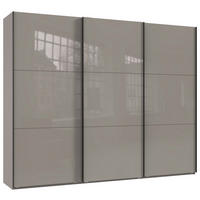 SCHWEBETÜRENSCHRANK in Sahara  - Schwarz/Sahara, Konventionell, Glas/Holzwerkstoff (300/236/65cm) - Hom`in