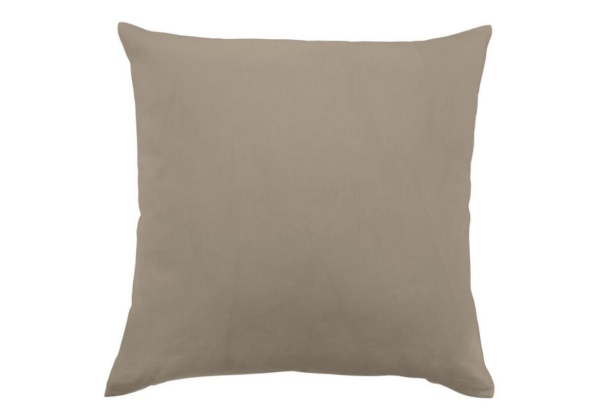 KISSENHÜLLE Panama 50/50 cm  - Taupe, Basics, Textil (50/50cm) - Bio:Vio