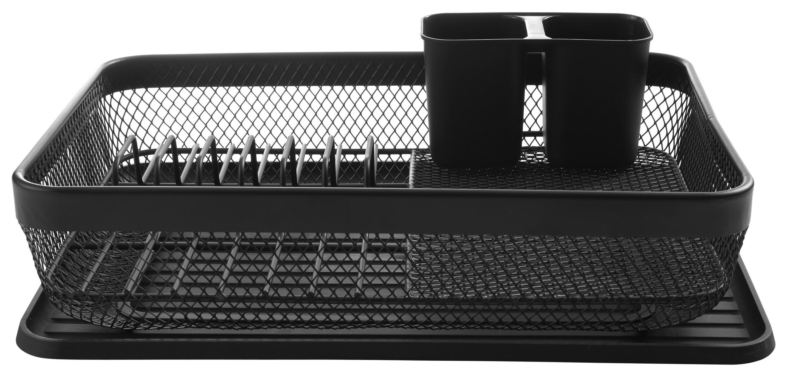 AVRINNINGSSTÄLL  - svart, Basics, metall/plast (41/30/13,5cm) - Homeware Profession.