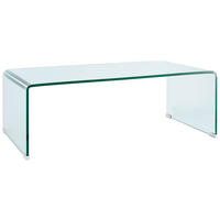 COUCHTISCH ESG rechteckig Transparent  - Transparent, Design, Glas (110/35/55cm) - Livetastic