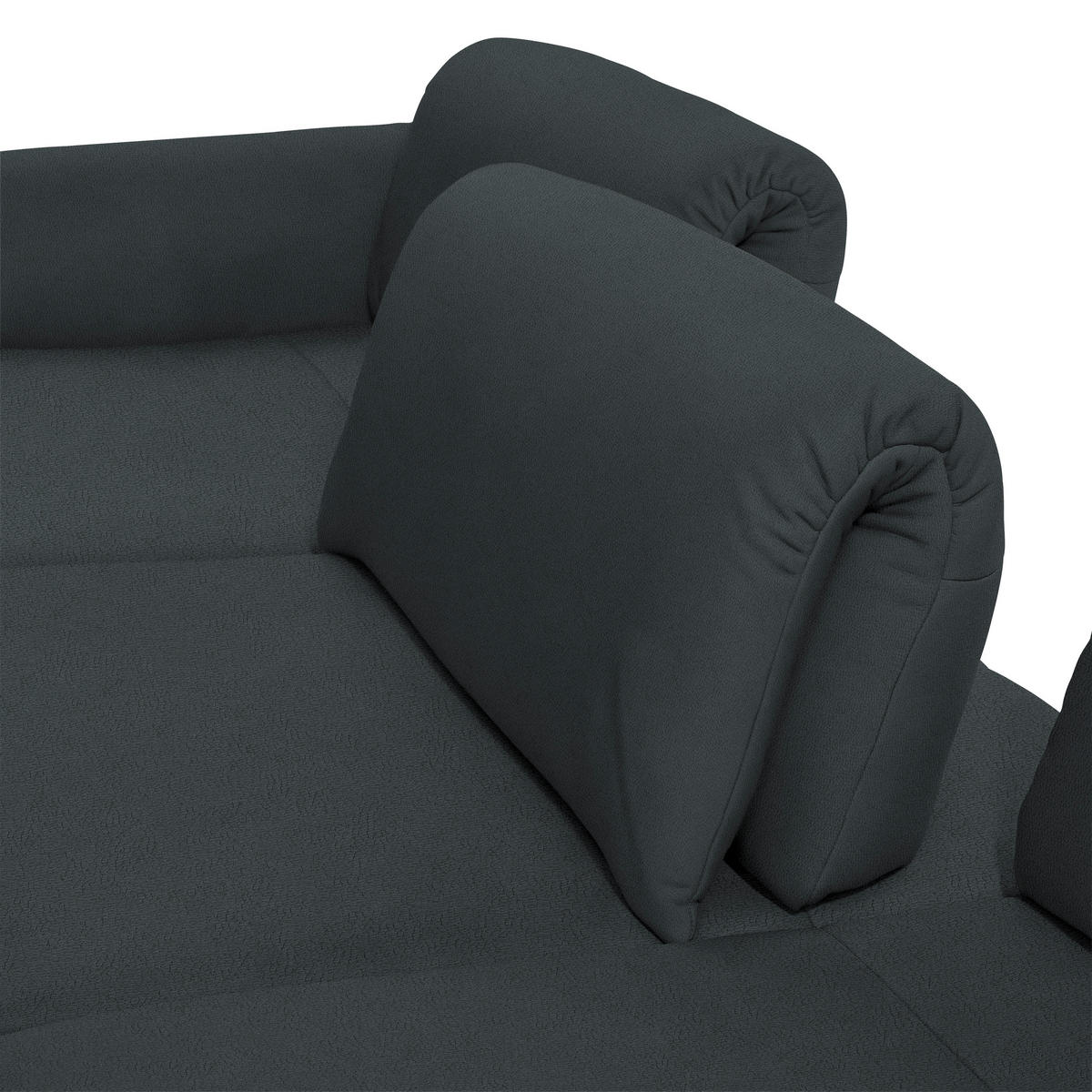 ECKSOFA in Echtleder Dunkelgrün  - Dunkelgrün/Anthrazit, Design, Leder/Metall (173/308cm) - Joop!