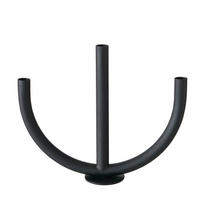 LJUSSTAKE FÖR STAVLJUS  - svart, Basics, metall (33/8/27cm) - Ambia Home