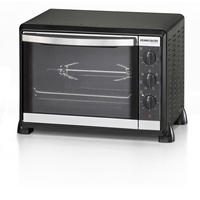 MINIBACKOFEN  - Schwarzchrom, Basics, Metall (48.5/34/39.5cm) - Rommelsbacher