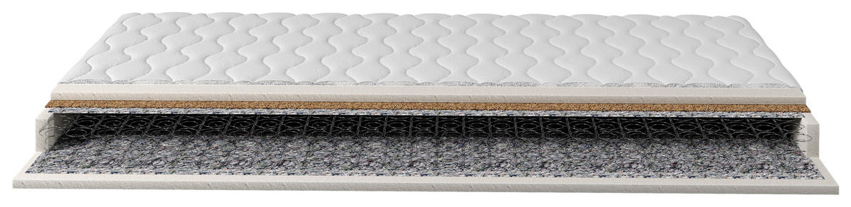 WENDEMATRATZE 200/200 cm Höhe ca. 16 cm  - Basics, Textil (200/200cm) - Xora