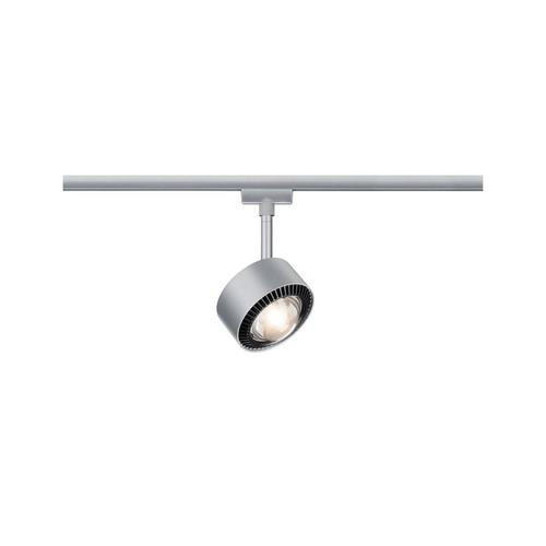 URAIL SCHIENENSYST.-SPOT URail 9,8/1,7 cm   - Chromfarben/Schwarz, Basics, Kunststoff/Metall (9,8/1,7cm) - Paulmann