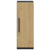 KOMMODE  in 40/112,5/41,9 cm  - Weiß/Hickory, Design, Holzwerkstoff/Metall (40/112,5/41,9cm) - Moderano