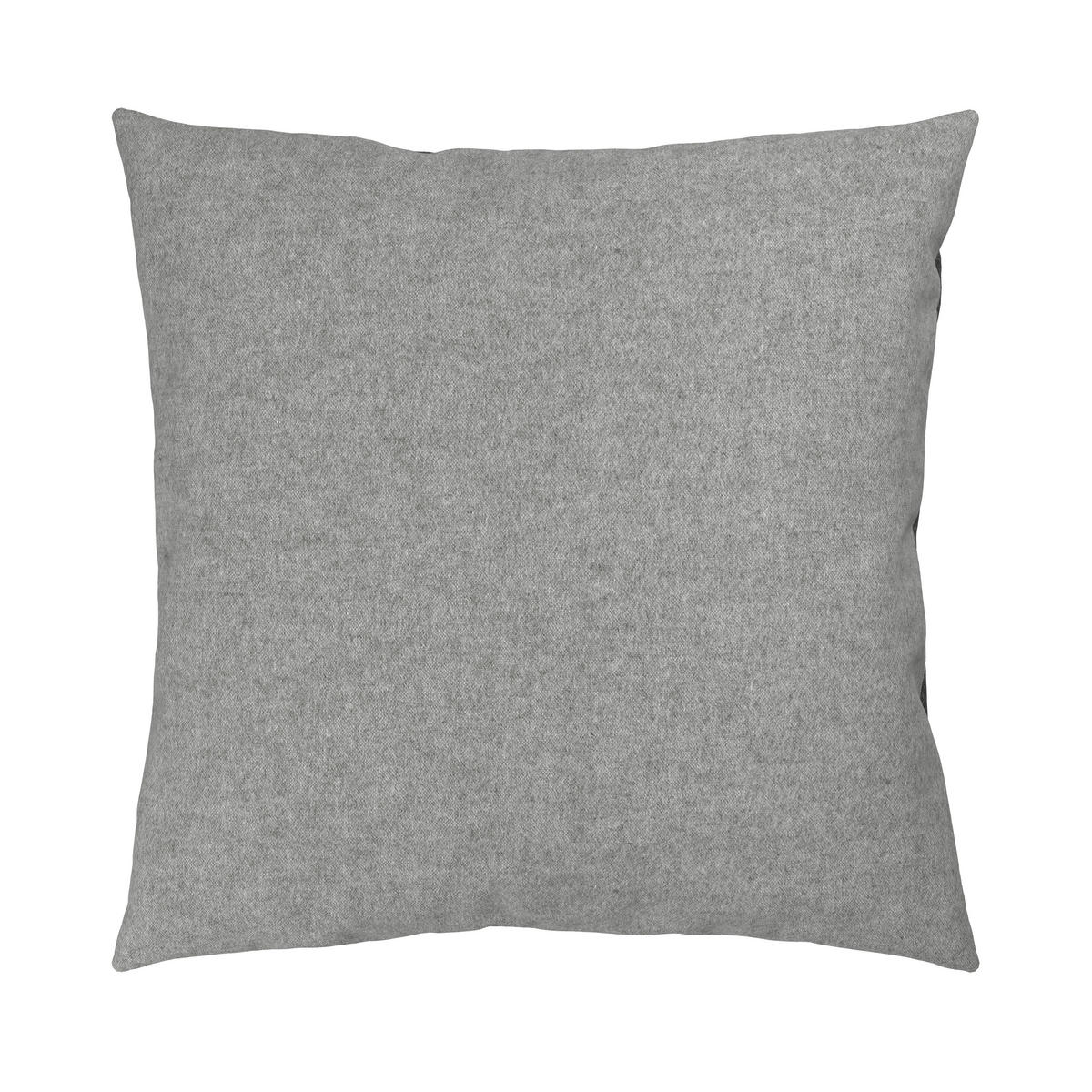 WENDEBETTWÄSCHE 2-teilig Flanell 135/200 cm  - Anthrazit, Basics, Textil (135/200cm) - Novel
