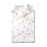 ÁGYNEMŰHUZAT-GARNITÚRA 140/200 cm  - pink/világoszöld, Basics, textil (140/200cm) - Fleuresse