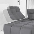 ECKSOFA in Struktur Grau  233/313 cm  - Schwarz/Grau, Design, Kunststoff/Textil (233/313cm) - Emilio Belluti