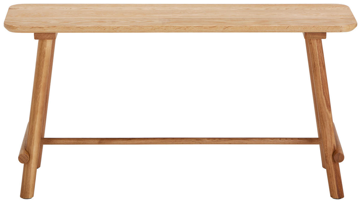 SITZBANK 90/45/30 cm Eichefarben Eiche massiv  - Eichefarben, Natur, Holz (90/45/30cm) - Linea Natura
