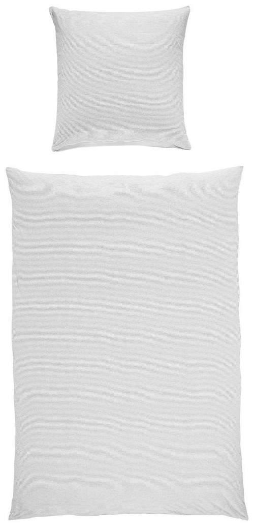 WENDEBETTWÄSCHE Jersey 200/200 cm  - Silberfarben, KONVENTIONELL, Textil (200/200cm) - Bio:Vio