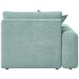 BIGSOFA Cord Salbeigrün  - Salbeigrün/Schwarz, MODERN, Kunststoff/Textil (117/93/190cm) - Carryhome