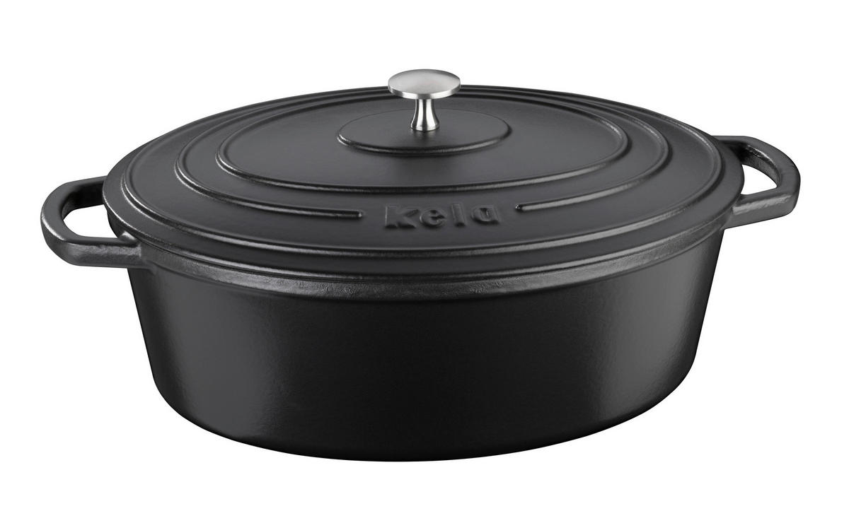 BRÄTER Calido 6 L  - Schwarz, KONVENTIONELL, Metall (33/26/12cm) - Kela