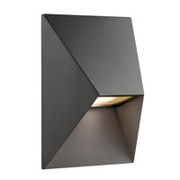 AUßENWANDLEUCHTE 15/19/9 cm   - Schwarz, Design, Metall (15/19/9cm) - Nordlux