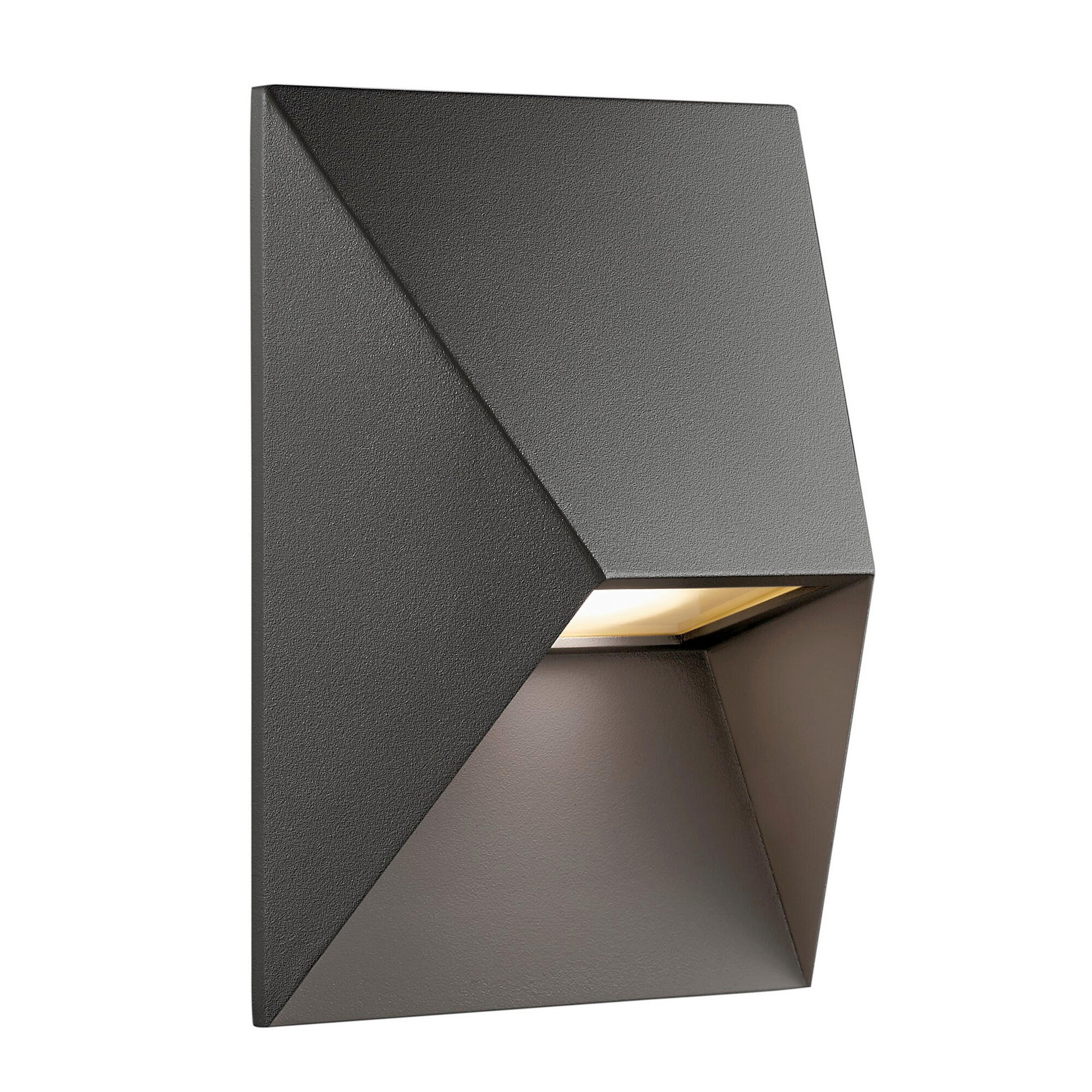 Nordlux AUßENWANDLEUCHTE Schwarz 15x19x9 cm