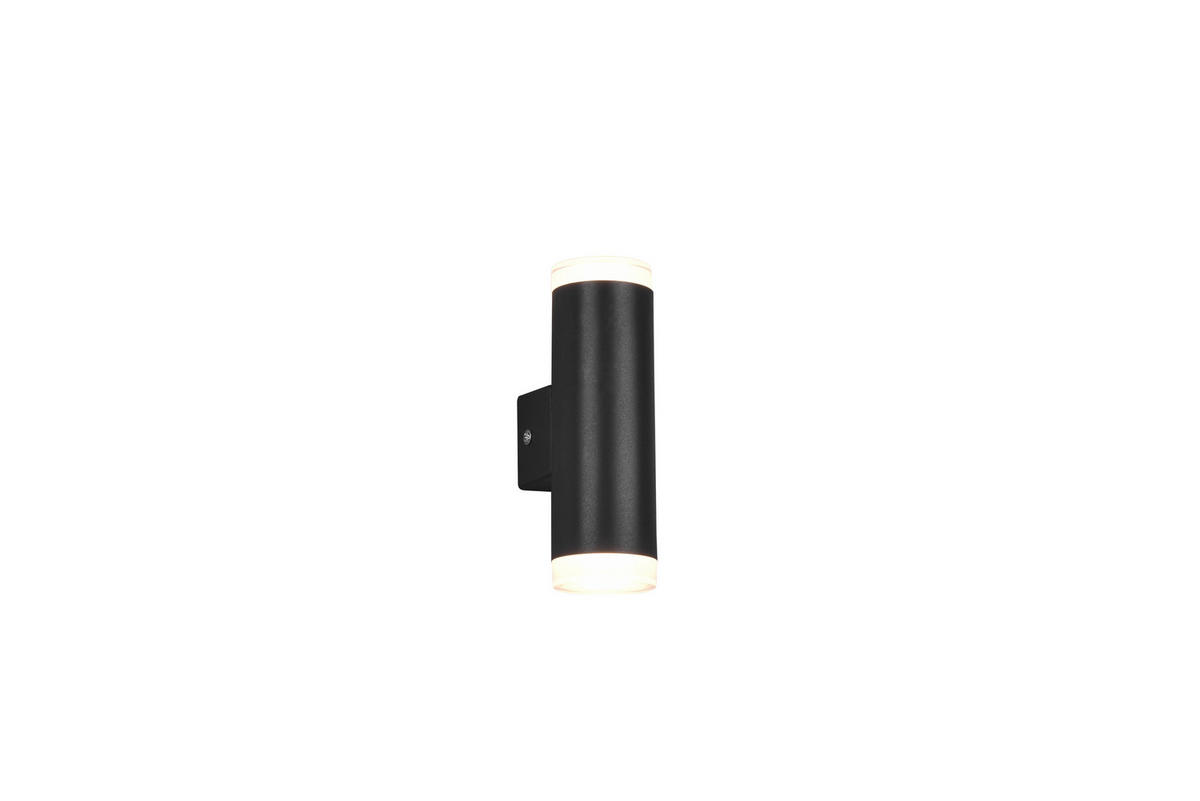 BADEZIMMER-WANDLEUCHTE Ray   - Schwarz/Weiß, Basics, Kunststoff (16,6/5,2/8cm) - Trio Leuchten