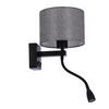 WANDLEUCHTE 22/18/44 cm   - Schwarz, Basics, Metall (22/18/44cm)