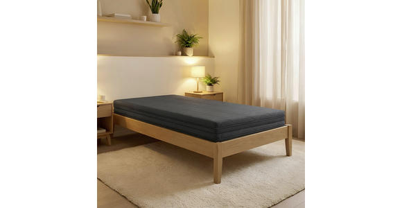 FALTMATRATZE 90/180/200 cm  - Anthrazit, Basics, Textil (90/180/200cm) - Carryhome