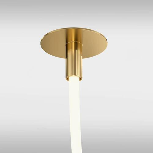 PENDELLEUCHTE Modern 400/10/9 cm   - Goldfarben, Trend, Kunststoff/Metall (400/10/9cm) - MAYTONI
