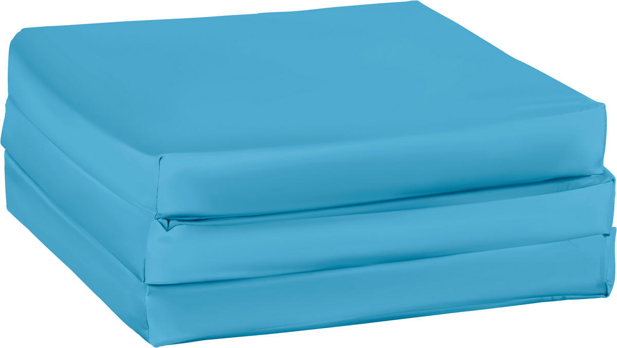 Saltea Pliabilă 65/186 cm  - petrol, Modern, textil (65/186cm) - Xora