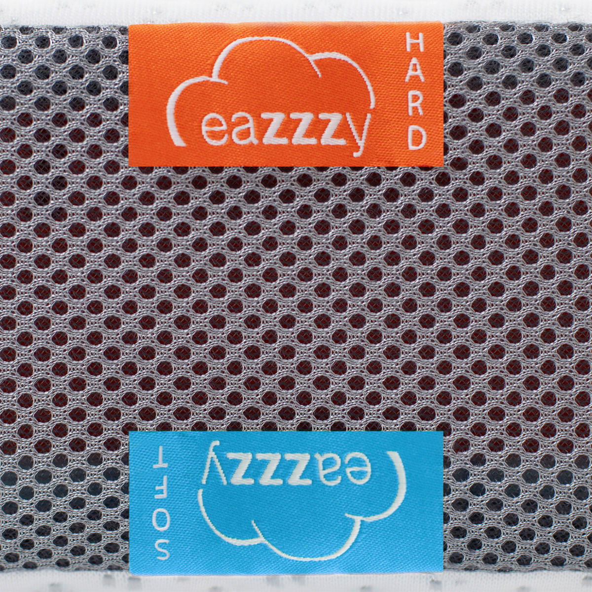TOPPER EaZzzy Topper Premium Cube 140/200 cm Höhe ca.  - Weiß, Basics, Kunststoff (140/200cm) - Genius