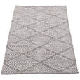 FLECKERLTEPPICH 60/120 cm Diamant Grey Grau  - Grau, Design, Textil (60/120cm) - Boxxx