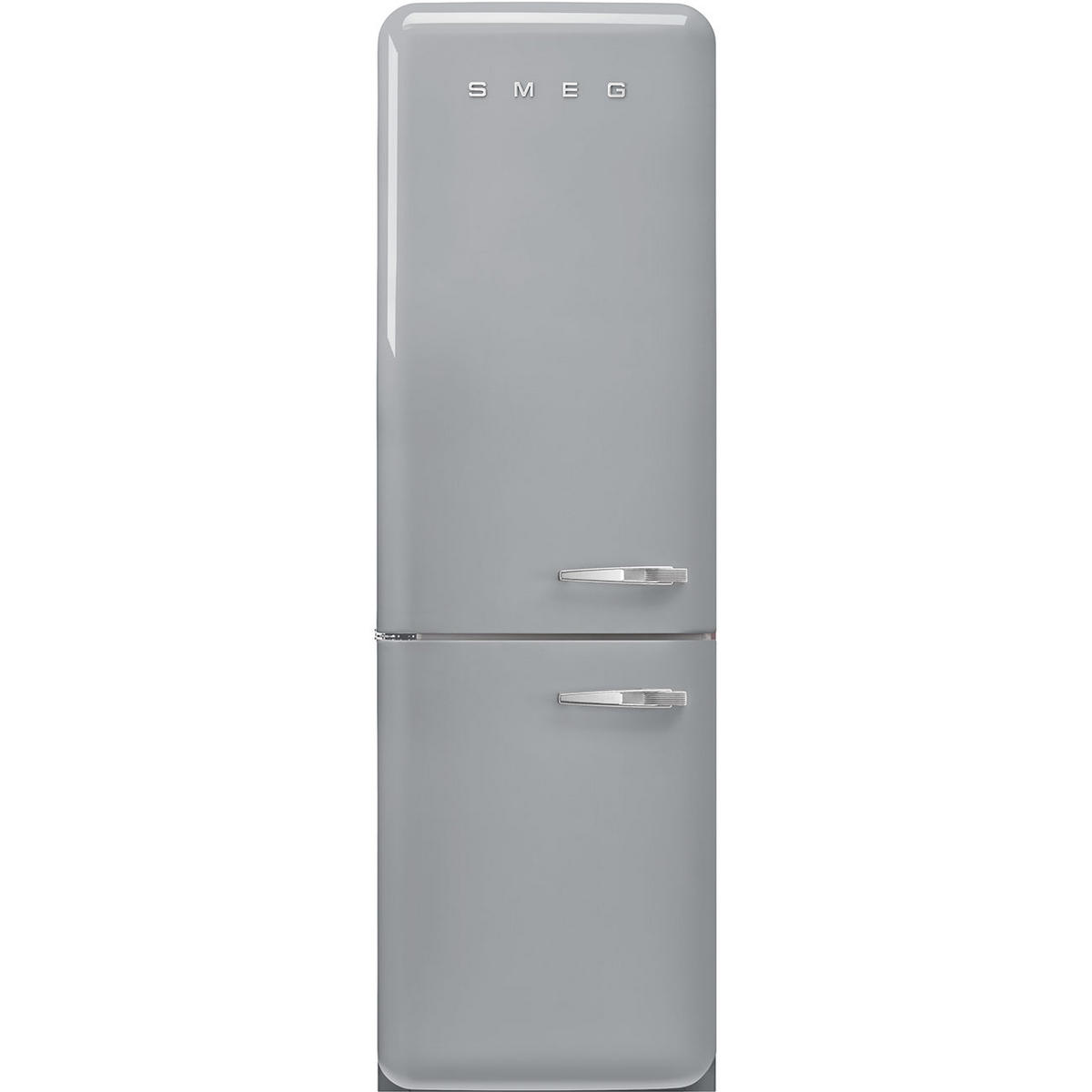 KÜHL-GEFRIER-KOMBINATION 60/196,8/72,8 cm FAB32LSV5  - Silberfarben, Basics, Metall (60/196,8/72,8cm) - SMEG