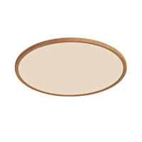 LED-DECKENLEUCHTE Oja 42,4/2,3 cm   - Buchefarben, Design, Kunststoff (42,4/2,3cm) - Nordlux