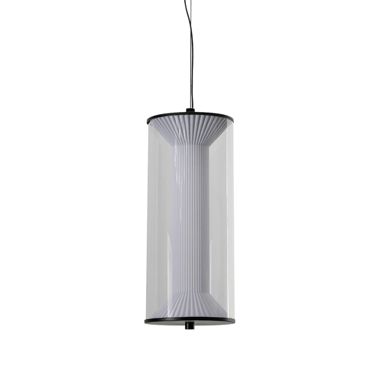 LED-PENDELLEUCHTE Aeris 120/15/15 cm  - Transparent, KONVENTIONELL, Glas (120/15/15cm)