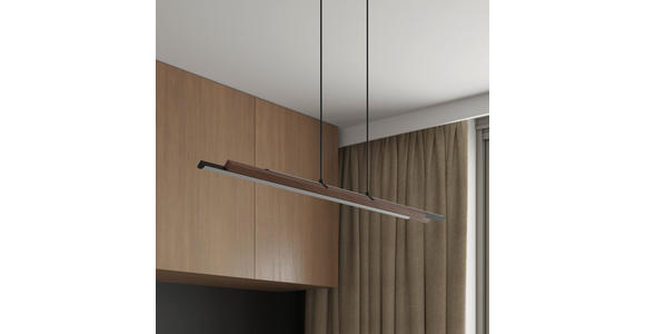 LED-HÄNGELEUCHTE 100/10/120 cm  - Weiß, Natur, Kunststoff (100/10/120cm) - Novel