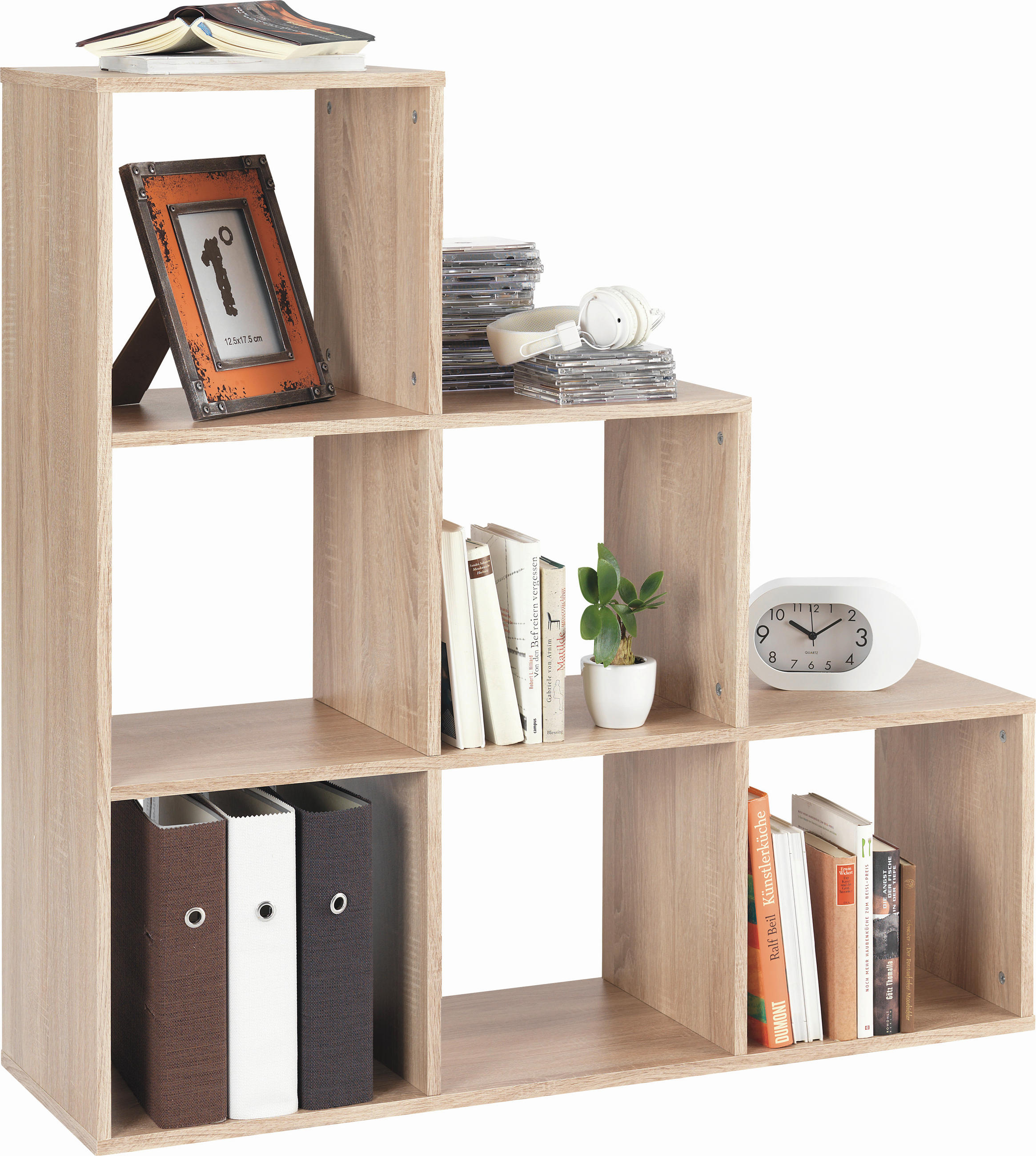Carryhome Regalelement Sonoma Eiche 112x114x35 cm