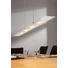 Led-hängeleuchte - Nickelfarben, Design, Glas/Metall (80/8/150cm) - Novel Led-hängeleuchte - Nickelfarben, Design, Glas/Metall (80/8/150cm) - Novel